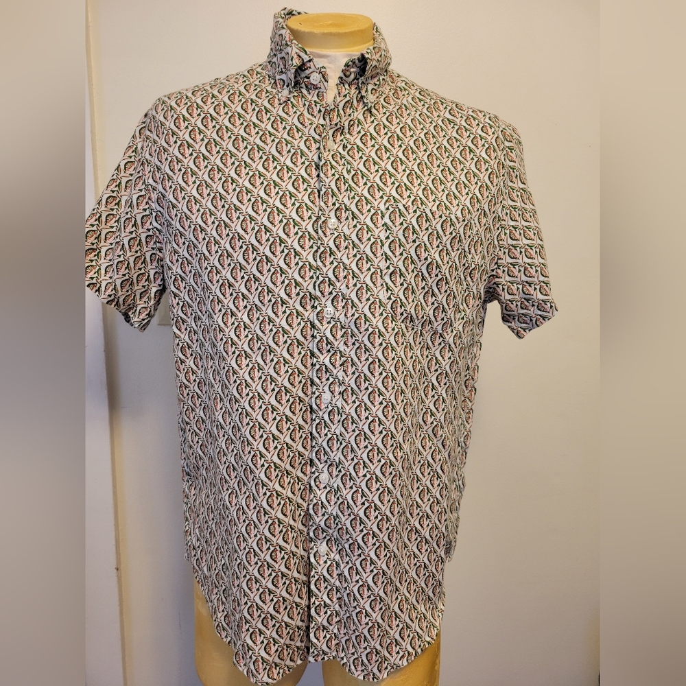 J.Crew short-sleeve linen shirt